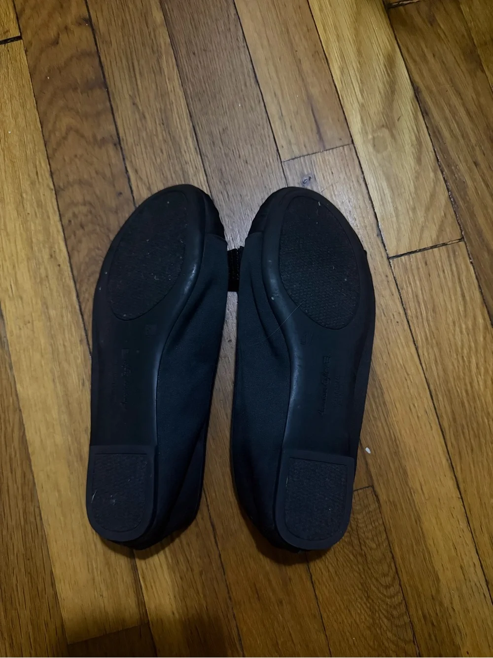 American Eagle Outfitters Black Sequin Bow Ballet Flats - Women's